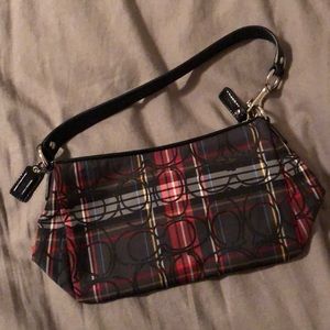 Plaid Coach Purse